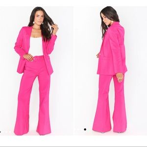 Hot pink suit set!